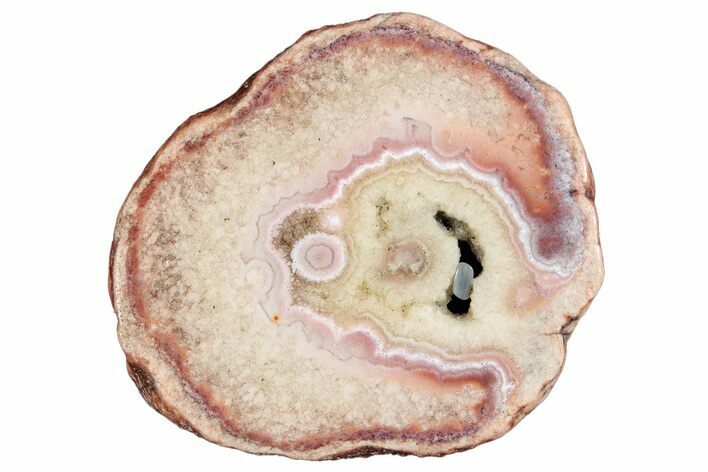 Polished Potato Agate Slice - England #283076